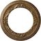 Ekena Millwork Roped Medway Ceiling Medallion (Canopies up to 7 1/2"), 12 1/4"OD x 7 1/2"ID x 7/8"P, Rubbed Bronze CM12MERZS - alternate 1